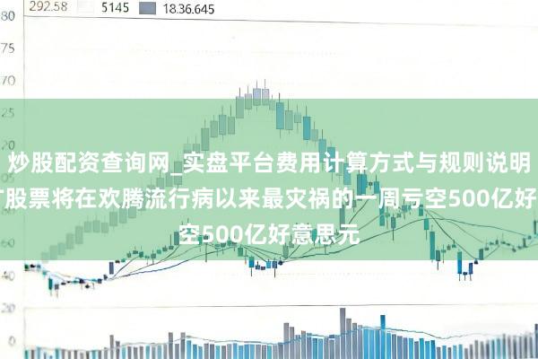 炒股配资查询网_实盘平台费用计算方式与规则说明 印度IT股票将在欢腾流行病以来最灾祸的一周亏空500亿好意思元
