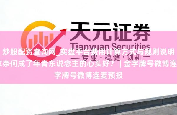 炒股配资查询网_实盘平台费用计算方式与规则说明 冲锋衣奈何成了年青东说念主的心头好？ | 金字牌号微博连麦预报