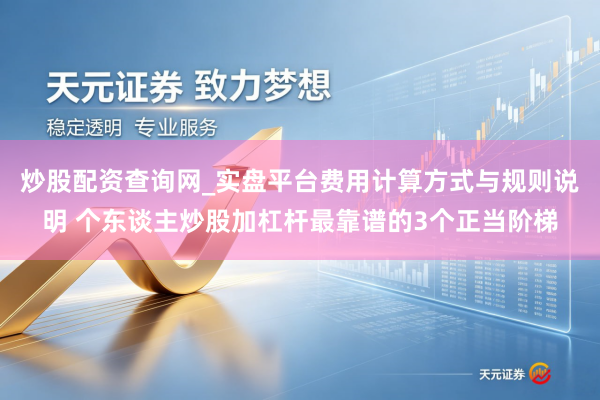 炒股配资查询网_实盘平台费用计算方式与规则说明 个东谈主炒股加杠杆最靠谱的3个正当阶梯